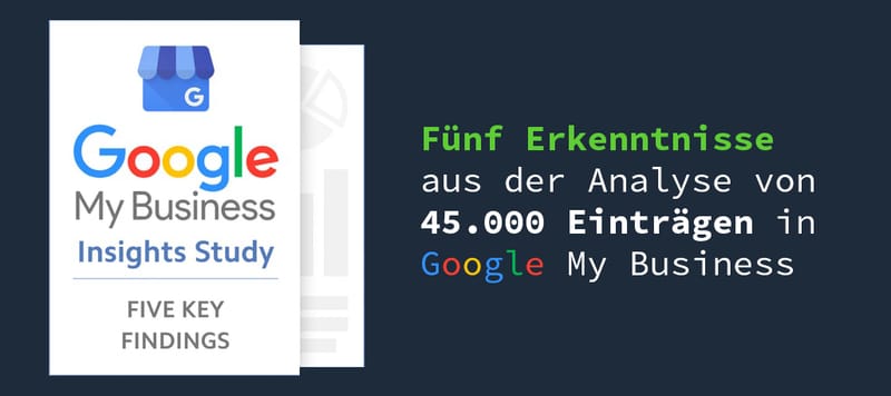 Auswertung von 45.000 Google-My-Business-Einträgen