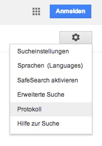 Google Web-Protokoll deaktivieren